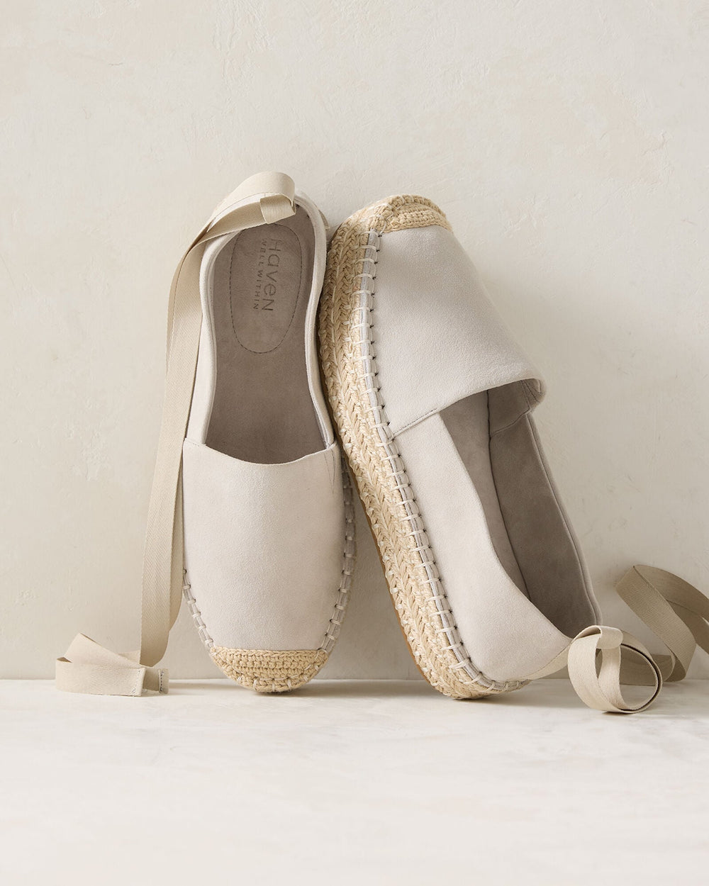 DK VACHETTA|SHIITAKE SUEDE ESPADRILLES | Talbots for sale
