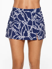 INDIA INK MULTI MIRACLESUIT® VENTED SKIRT - KNOTTED ROPES | Talbots sale