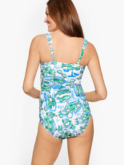WHITE MULTI MIRACLESUIT® SANIBEL TANKINI - FISH MARKET | Talbots online