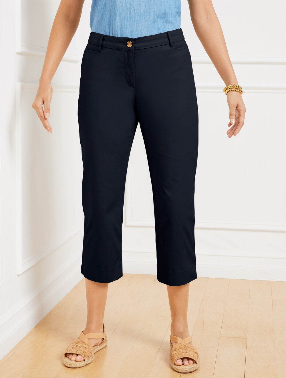 BLACK|INDIGO BLUE PERFECT SKIMMERS - CURVY FIT | Talbots discount