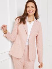 SANGRIA MULTI SEERSUCKER BLAZER | Talbots sale