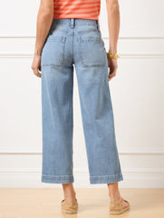 MILANIA WASH STRAIGHT CROP JEANS - MILANIA WASH | Talbots for sale