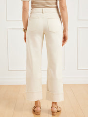 NATURAL STRAIGHT ANKLE CUFF JEANS | Talbots US
