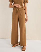OCHRE ORGANIC COTTON KNIT PANTS | Talbots US