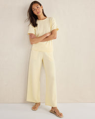 OCHRE ORGANIC COTTON KNIT PANTS | Talbots US