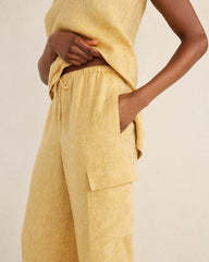 WHEAT CROSS DYE|OATMEAL CROSS DYE|TWILIGHT|WHITE LINEN CARGO PANTS | Talbots near me
