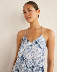 WIND MULTI WASHABLE SILK TIE DYE CHEMISE | Talbots US