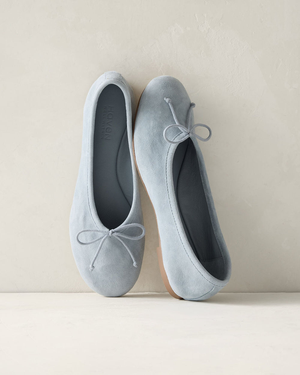 GLACIER LAKE|VETIVER SUEDE BALLET FLATS | Talbots outlet
