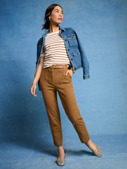 FALL ROSE|LUSH GREEN|SIERRA BROWN TAPERED ANKLE PANTS | Talbots US