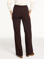 BLACK|INDIGO|BROWN|IVORY TALBOTS GREENWICH TAILORED STRETCH WIDE LEG PANTS | Talbots near me