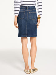 ADELAIDE DENIM A-LINE SKIRT - ADELAIDE WASH | Talbots online