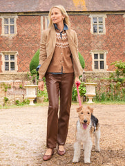 PRETTY PLUM|TOASTED COCONUT|VIOLETTA CLASSIC SHETLAND BLAZER | Talbots outlet
