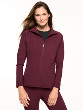 RICH BURGUNDY OUT & ABOUT JACKET - LASER CUT | Talbots US