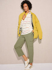 CITRON YELLOW ZIP-OFF SLEEVE WOVEN JACKET | Talbots discount