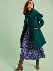 PINE GROVE MULTI FIT & FLARE RUFFLE DRESS - PICCADILLY PAISLEY | Talbots for sale