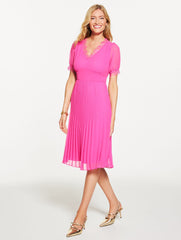 VIOLET ROSE FIT & FLARE SOFT DRESS | Talbots US
