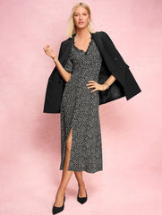 BLACK OLIVIA SUEDE SLINGBACK KITTEN HEEL PUMPS | Talbots sale