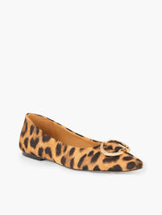 TAN MULTI WHITLEY ORNAMENT SUEDE BALLET FLATS - PRINTED | Talbots for sale