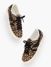 BLACK/BROWN GOLA® MARK COX TENNIS SNEAKERS - ALLOVER ANIMAL | Talbots for sale