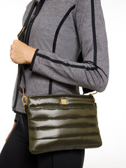 SHINY DARK OLIVE THINK ROYLN 2.0 BUM BAG - SHINY | Talbots online