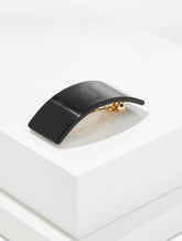 BLACK BLACK WIDE BARRETTE | Talbots sale