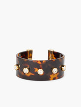 TORT/GOLD GEO TORTOISESHELL CUFF | Talbots near me