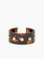 TORT/GOLD GEO TORTOISESHELL CUFF | Talbots near me