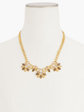 LIGHT CHESTNUT/GOLD BOOK CHAIN NECKLACE | Talbots outlet