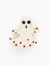 IVORY MULTI/GOLD GHOST BROOCH | Talbots on sale