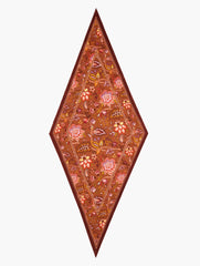ACORN BROWN BLOOMING JACOBEAN DIAMOND SCARF | Talbots near me