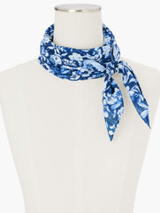 INDIA INK MULTI RAVISHING FLORAL SQUARE SCARF | Talbots for sale