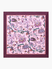 LAVENDER MULTI BLOOMING JACOBEAN NECKERCHIEF | Talbots outlet