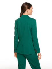 BLACK|PINE GROVE LUXE PONTE SINGLE BUTTON BLAZER | Talbots outlet