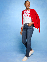 RAMONA WASH STRAIGHT LEG JEANS - RAMONA WASH | Talbots outlet