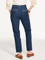 WYCKOFF WASH SLIM STRAIGHT ANKLE JEANS - WYCKOFF WASH | Talbots online