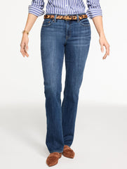 EMMA WASH BARELY BOOT JEANS - EMMA WASH - CURVY FIT | Talbots outlet