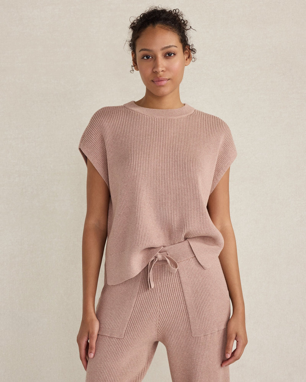 COLORADO CLAY HTHR ORGANIC COTTON CASHMERE DROP SHOULDER TEE | Talbots near me