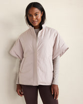 TULE FOG PUFFER DROP SHOULDER VEST | Talbots outlet