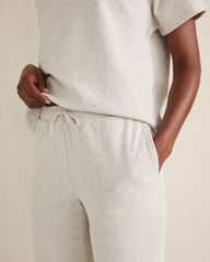FULL MOON HTHR COTTON BLEND OTTOMAN RIB PANTS | Talbots discount