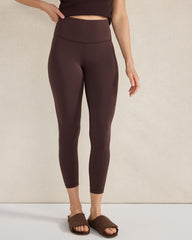 BLACK|TWILIGHT|BLACKCURRANT|DRIFTWOOD|OLIVE BALANCE CROPPED LEGGINGS | Talbots discount