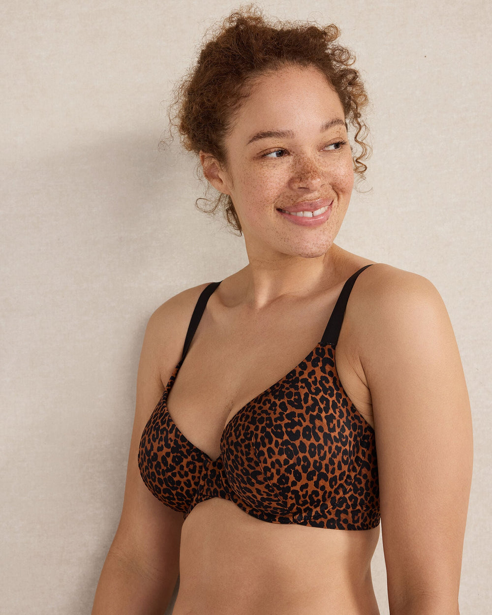 SIERRA BROWN MULTI ANIMAL HAVEN WELL WITHIN X TALBOTS EMBRACE LUXE LEOPARD PERFECT COVERAGE BRA | Talbots near me
