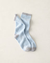 DRIFTWOOD HTHR/MESA HTHR|LT SLATE HTHR/RAINFALL|NIMBUS/SEA MIST HTHR|STREAM/LT SLATE HTHR CASHMERE COLORBLOCK SOCKS | Talbots near me