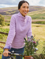 IVORY|LAKESHORE BLUE|LAVENDER HEATHER|LUSH GREEN|RED POP|STUNNING PINK FLEECE MOCKNECK PULLOVER | Talbots for sale
