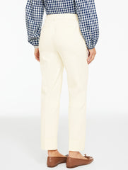 INDIGO BLUE|IVORY|SESAME AIDEN TWILL STRAIGHT ANKLE PANT | Talbots near me