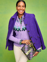 BRILLIANT PURPLE BERKSHIRE WOOL JACKET | Talbots online