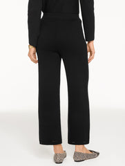BLACK|MOONLIGHT BLUE HEATHER|TOASTED COCONUT STRAIGHT LEG SWEATER STUDIO PANTS | Talbots US