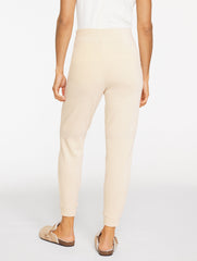 IVORY|PINE GROVE|SHADOW HEATHER SKY LOUNGE VELOUR JOGGERS | Talbots online