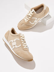 ENGLISH TOFFEE/TAN|INDIGO|JASPER ALEX STATUS HERRINGBONE SUEDE SNEAKERS | Talbots US