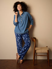 JASPER|SHORE BLUE CARRINGTON NAPPA BALLET FLATS | Talbots for sale