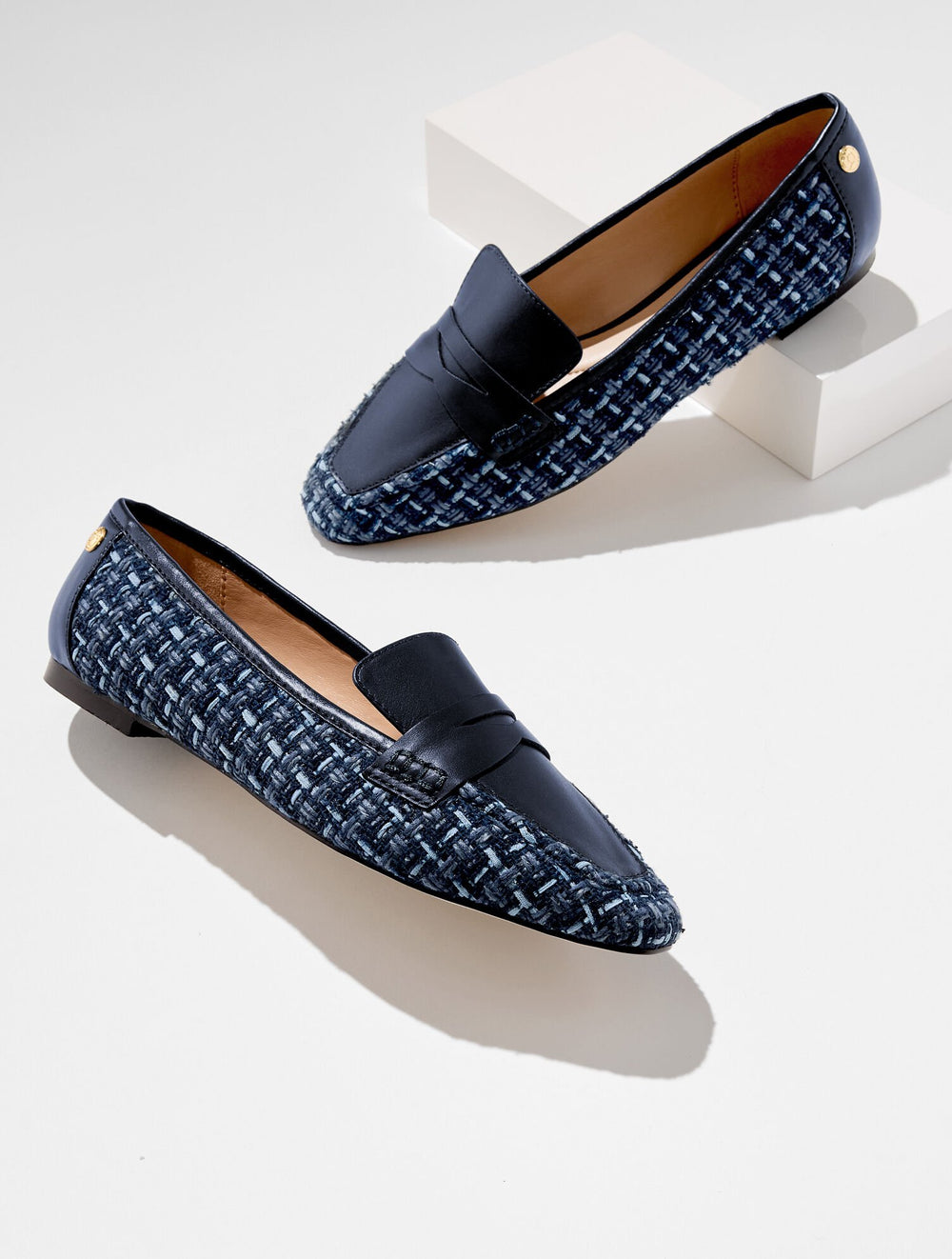 INDIGO ERIN LOAFERS - OCEAN TWEED | Talbots online